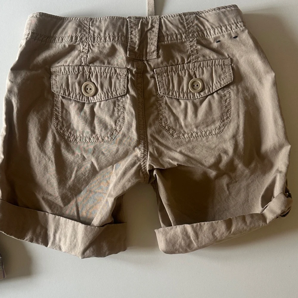Bundle - GAP Kids Shorts Trio - Pink, Green Plaid, Tan